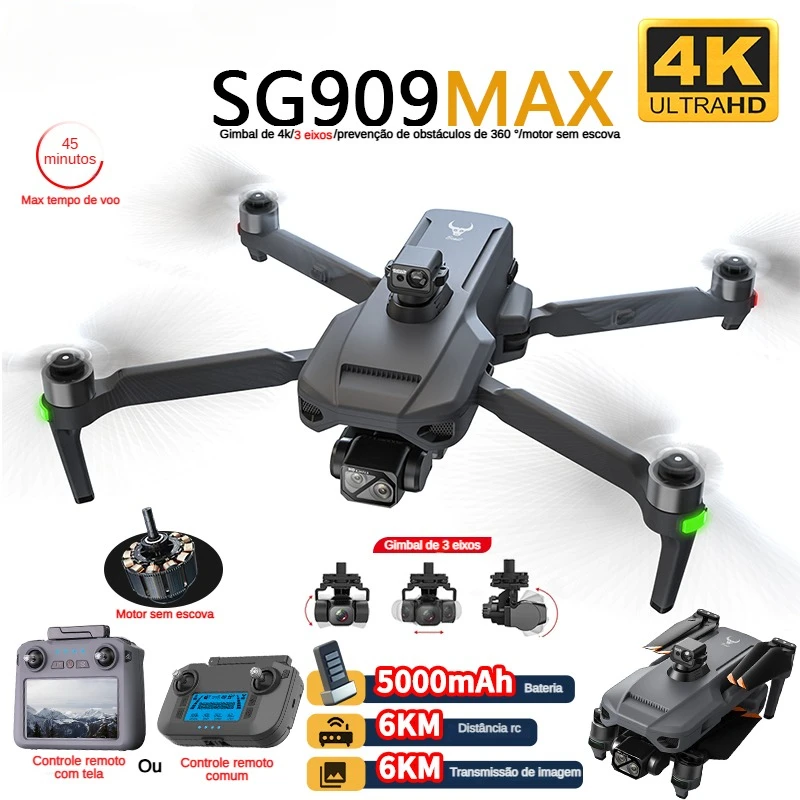 Drone Controller Screen - ZLL SG909 SG909MAX 전문 드론 4K