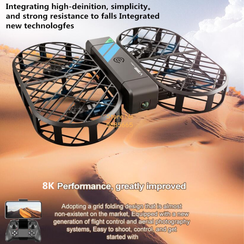 8K HD 카메라 360 °   보호 광학 흐름 위치  - Drone Controller Screen 리뷰 및 가격
