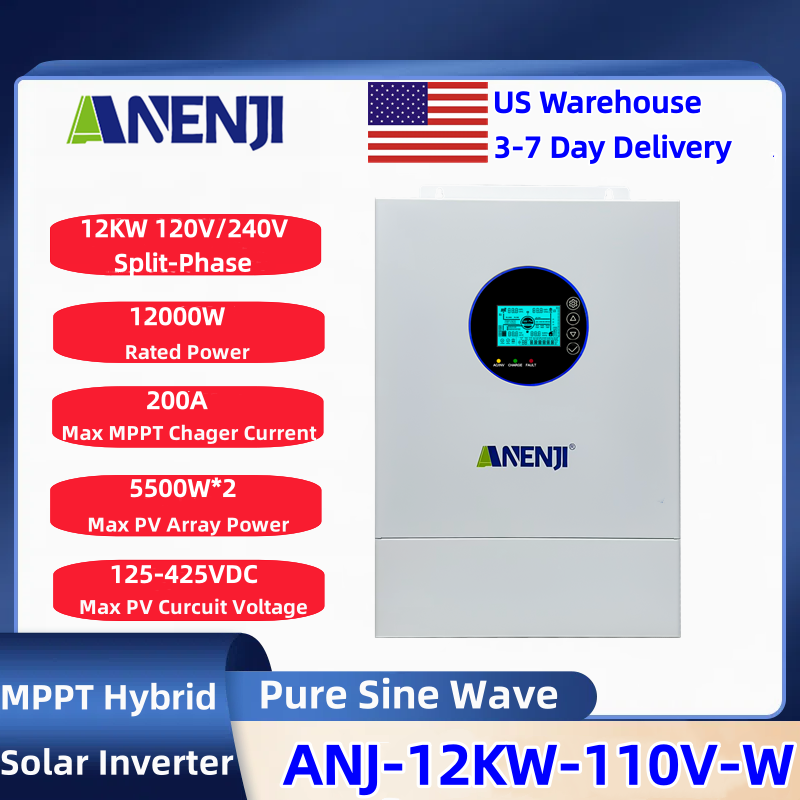 ANENJI 분할 위상 120V/240V 12kW 하이 - Drone Solar Charger 리뷰 및 가격