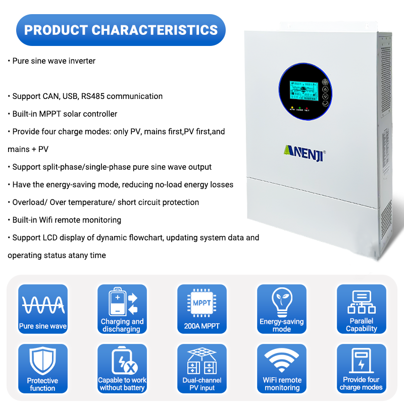 ANENJI 분할 위상 120V/240V 12kW 하이 - Drone Solar Charger 리뷰 및 가격
