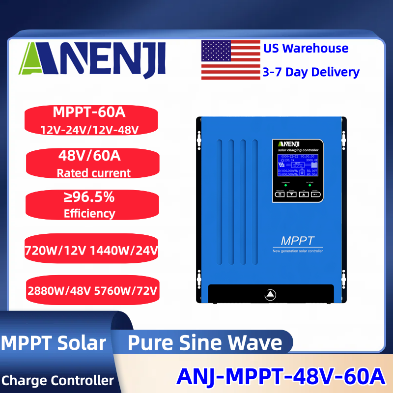 ANENJI MPPT 100A 80A 60A 태양광 충 - Drone Solar Charger 리뷰 및 가격